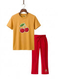 Cherry Pop Cotton Suit Set