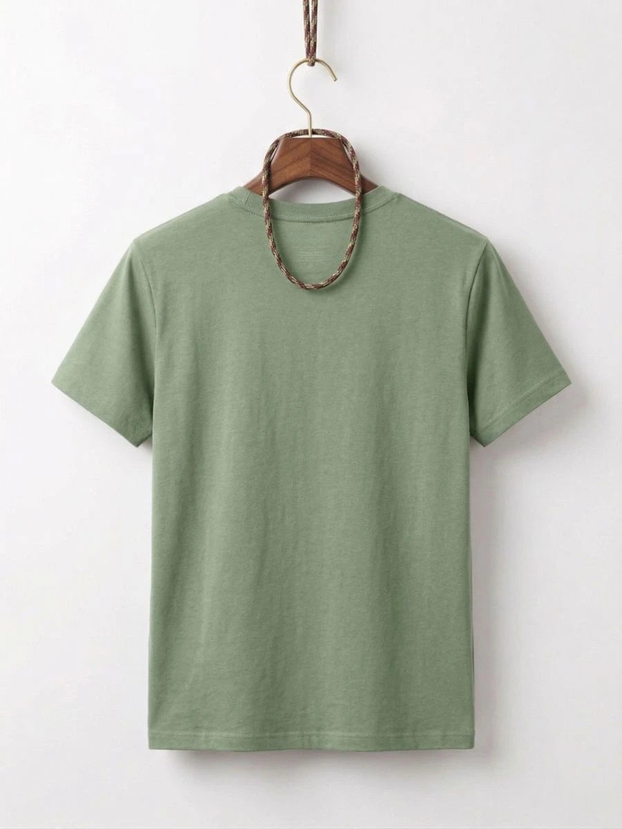 Cotton Jersey Tee Sage Green