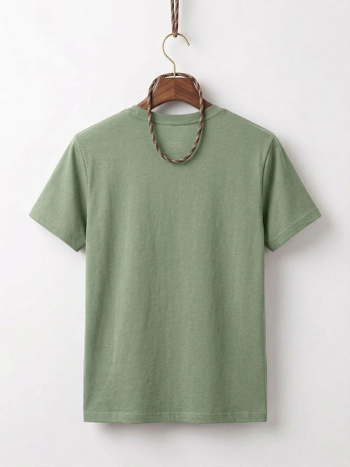 Cotton Jersey Tee Sage Green