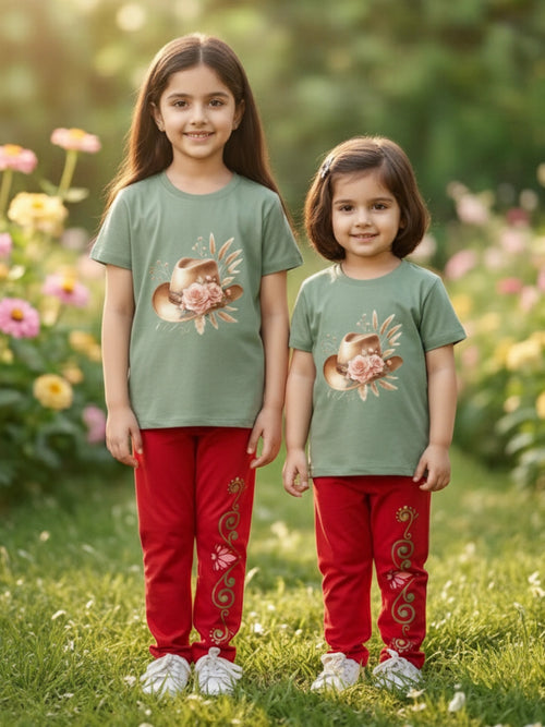 Boho Cowgirl Cotton Suit Set