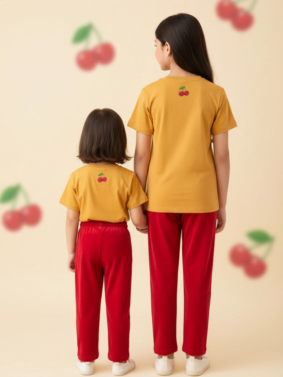 Cherry Pop Cotton Suit Set