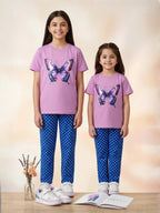 Dreamy Butterfly Cotton Suit Set