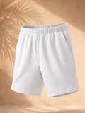 Cotton Jersey Shorts - White