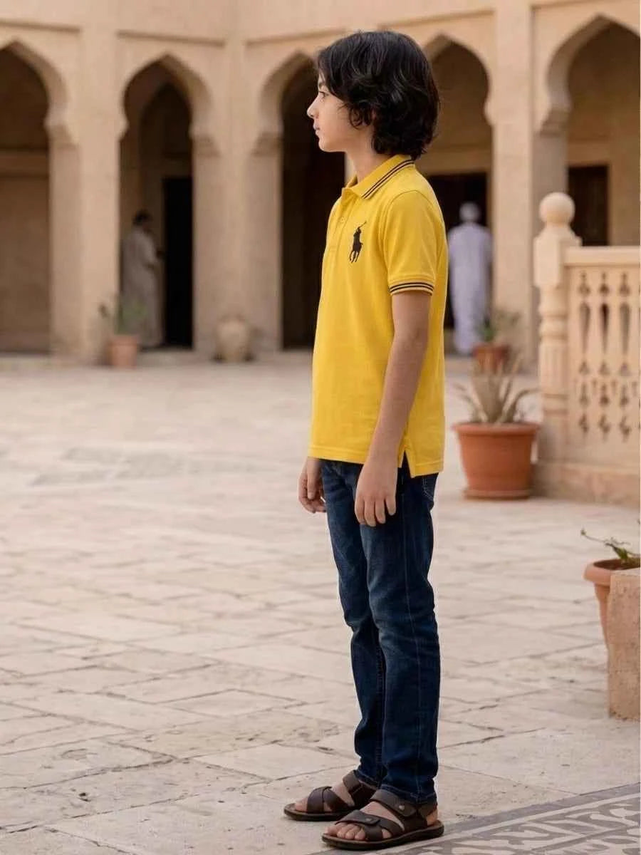 Classic Polo - Mustard Yellow