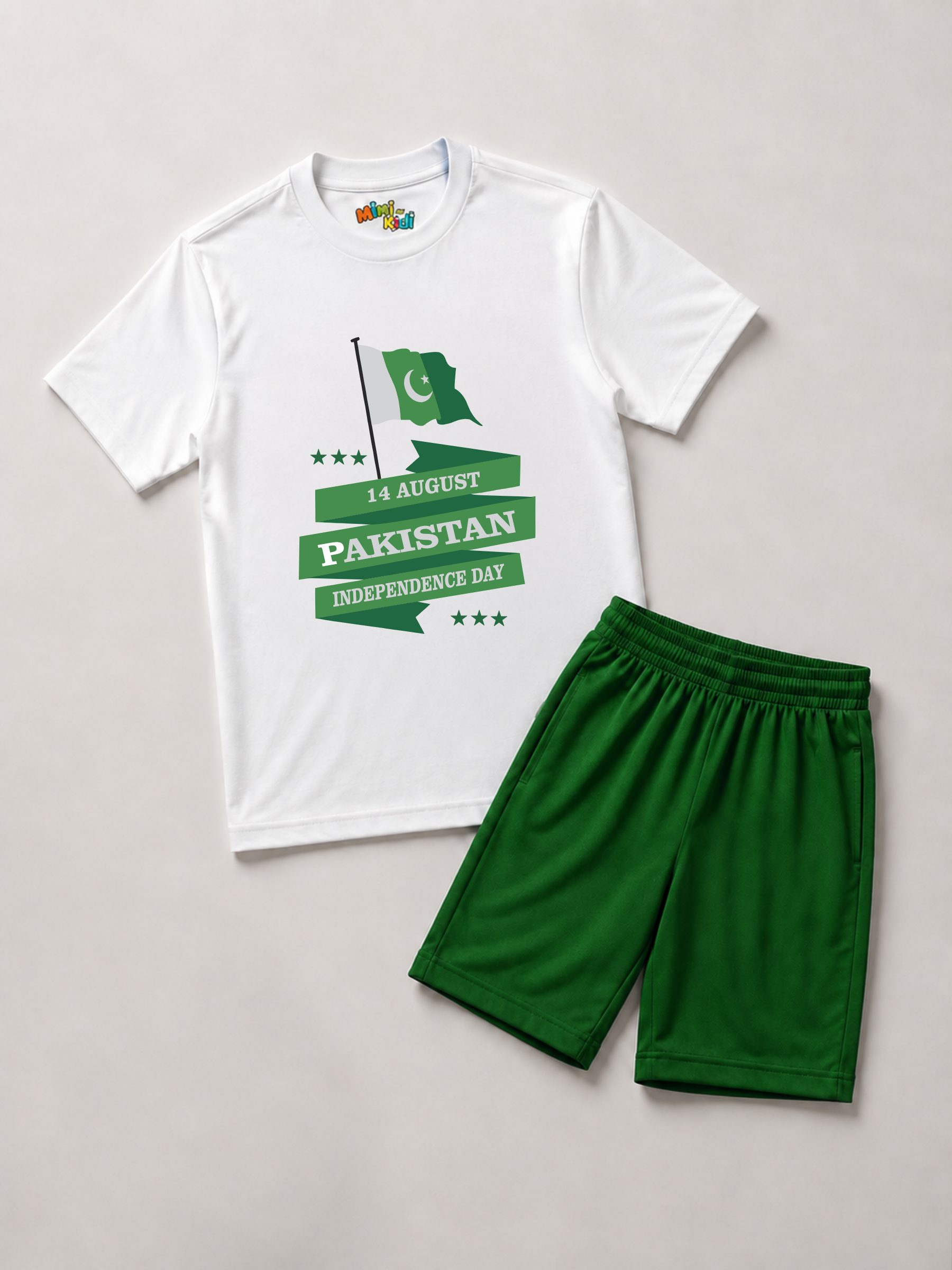 Freedom Spirit 14 August Kids T-Shirt & Shorts Set