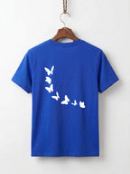 Girls Maysa Kitten & Butterfly Double-Sided Graphic Tee