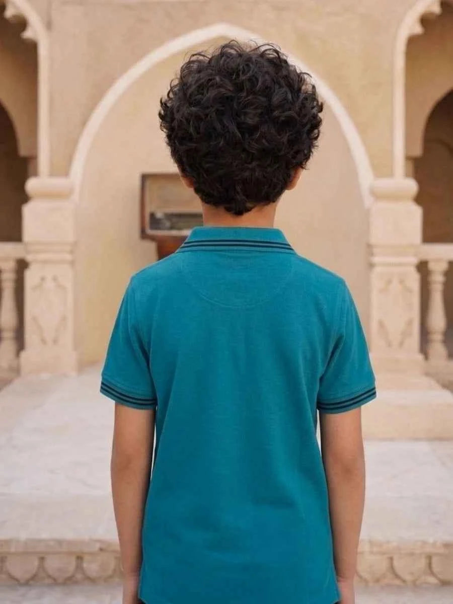 Essential Polo - Teal Blue