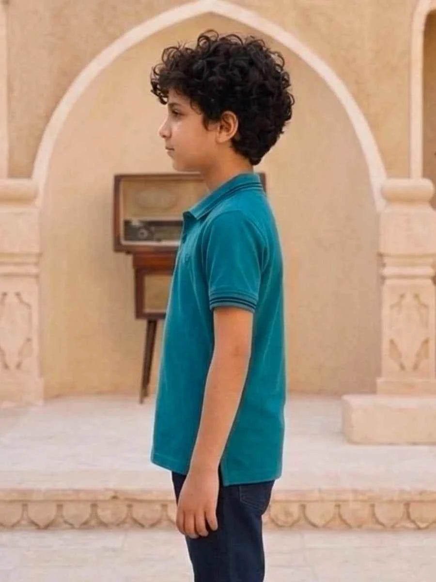 Essential Polo - Teal Blue