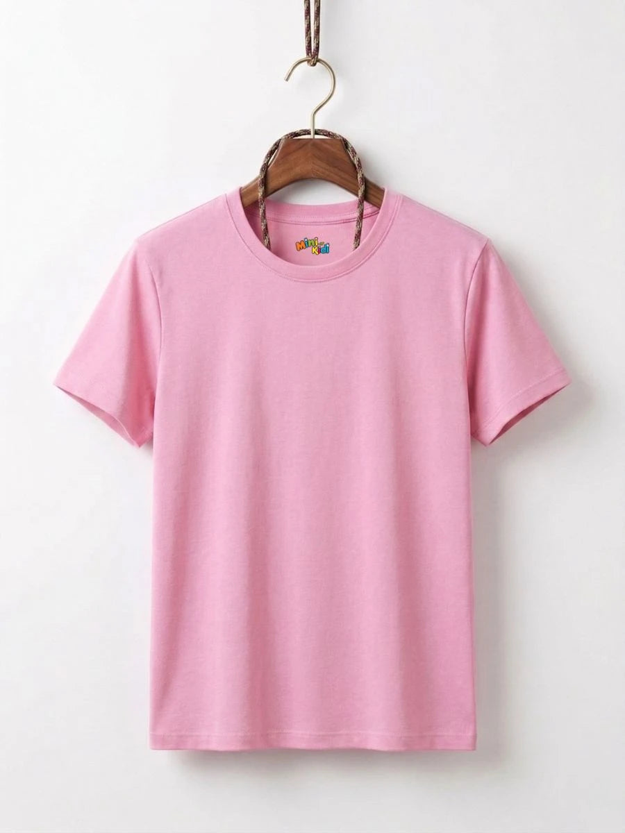 Cotton Jersey Tee Pink