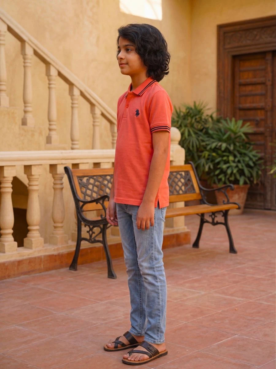 Essential Polo - Soft Peach