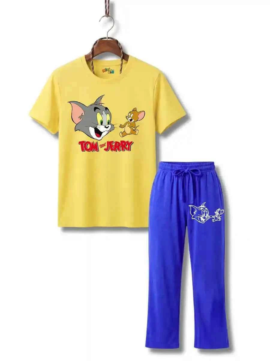 Fun Cartoon Graphic T-Shirt & trouser Set (Copy)