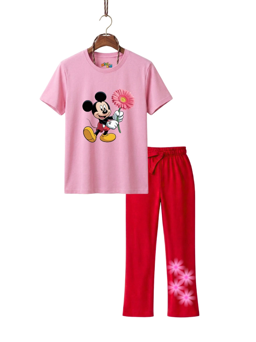Mickey Mouse "Flower Fun" Suit Set
