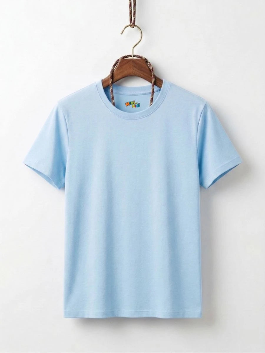 Cotton Jersey Tee Sky Blue