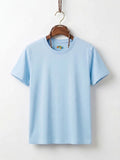 Cotton Jersey Tee Sky Blue