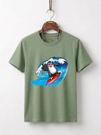 Cool Penguin Surfer