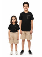 Unisex "Modern Minimal" Black & Khaki