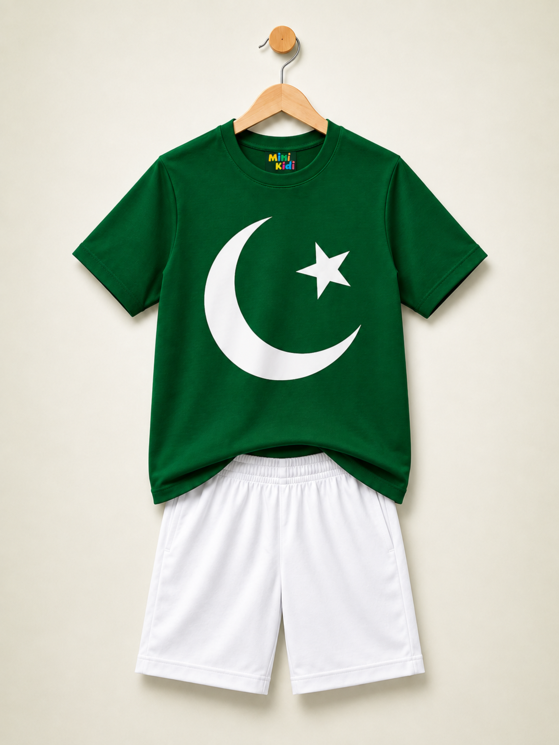 Pakistan Flag Kids Short Set – Mini Kidi