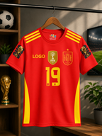 Lamine Yamal #19 Spain Football Jersey