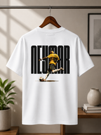 Neymar Brazil White Edition Graphic Football T-Shirt