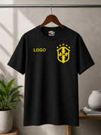 Neymar Jr Brazil Black Edition Football T-Shirt