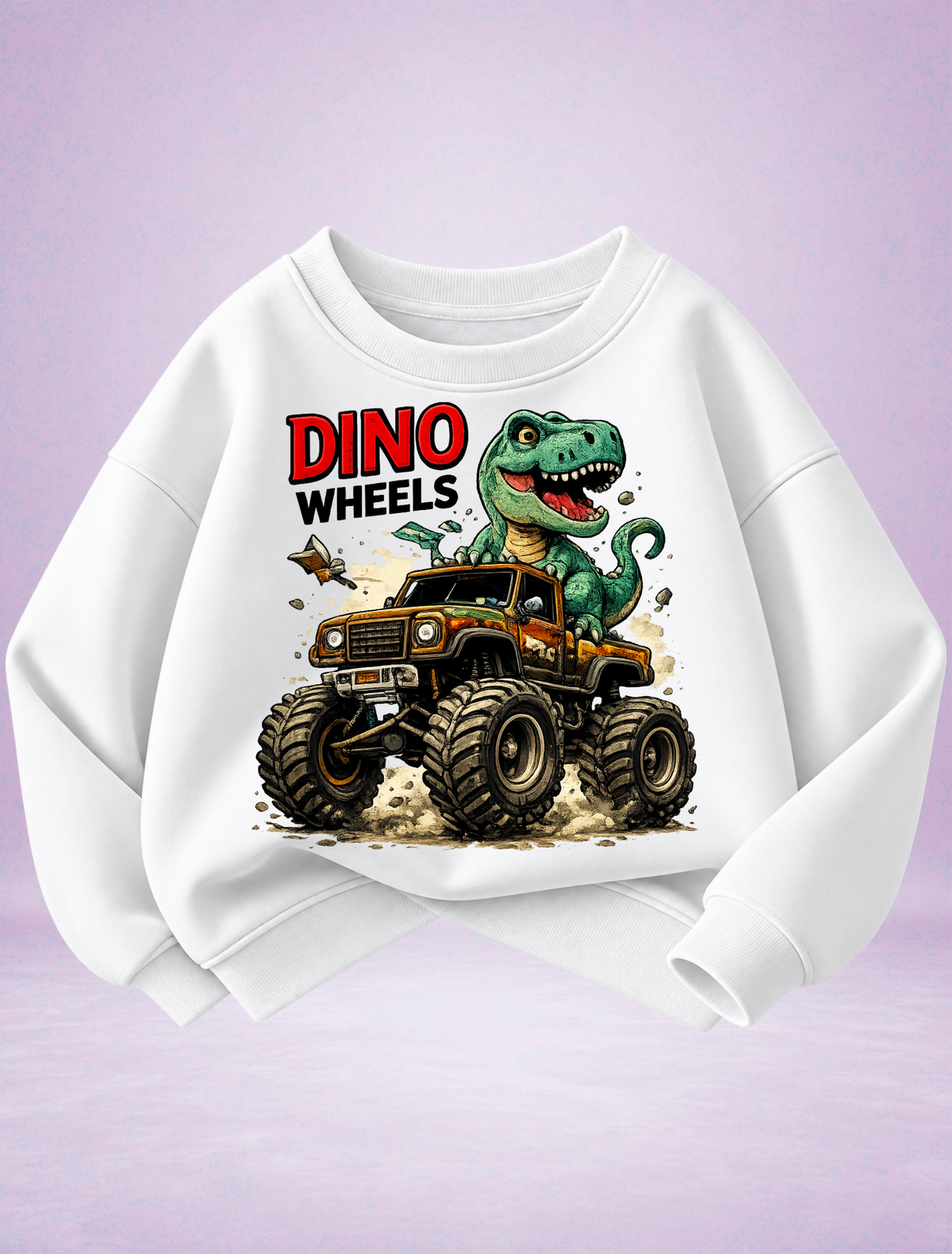 Dino Wheels Graphic Sweatshirt
