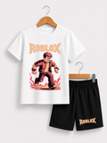 Roblox Graphic T-Shirt & Shorts Set