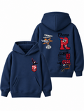 Boys Football Champion Graphic Hoodie – Navy Blue | MiniKidi