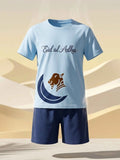 Eid ul Adha Sky Blue Short Set