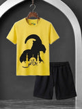 Eid Mubarak Yellow Short Set