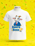 Bakra Boss Suited T-Shirt - White