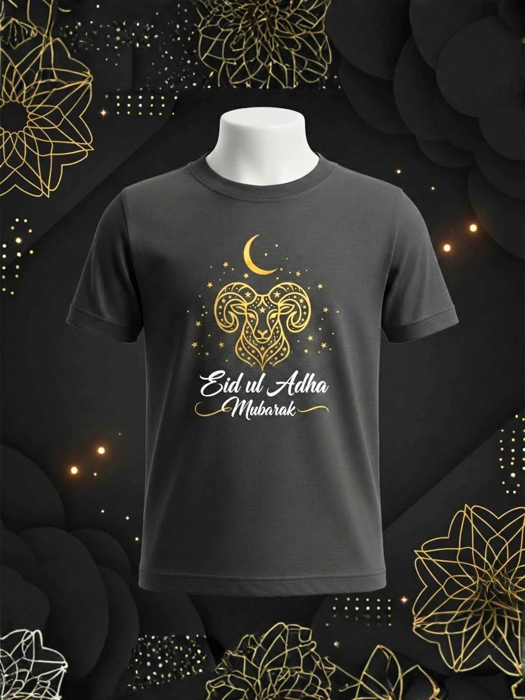 Eid ul Adha Cotton T-Shirt - Black