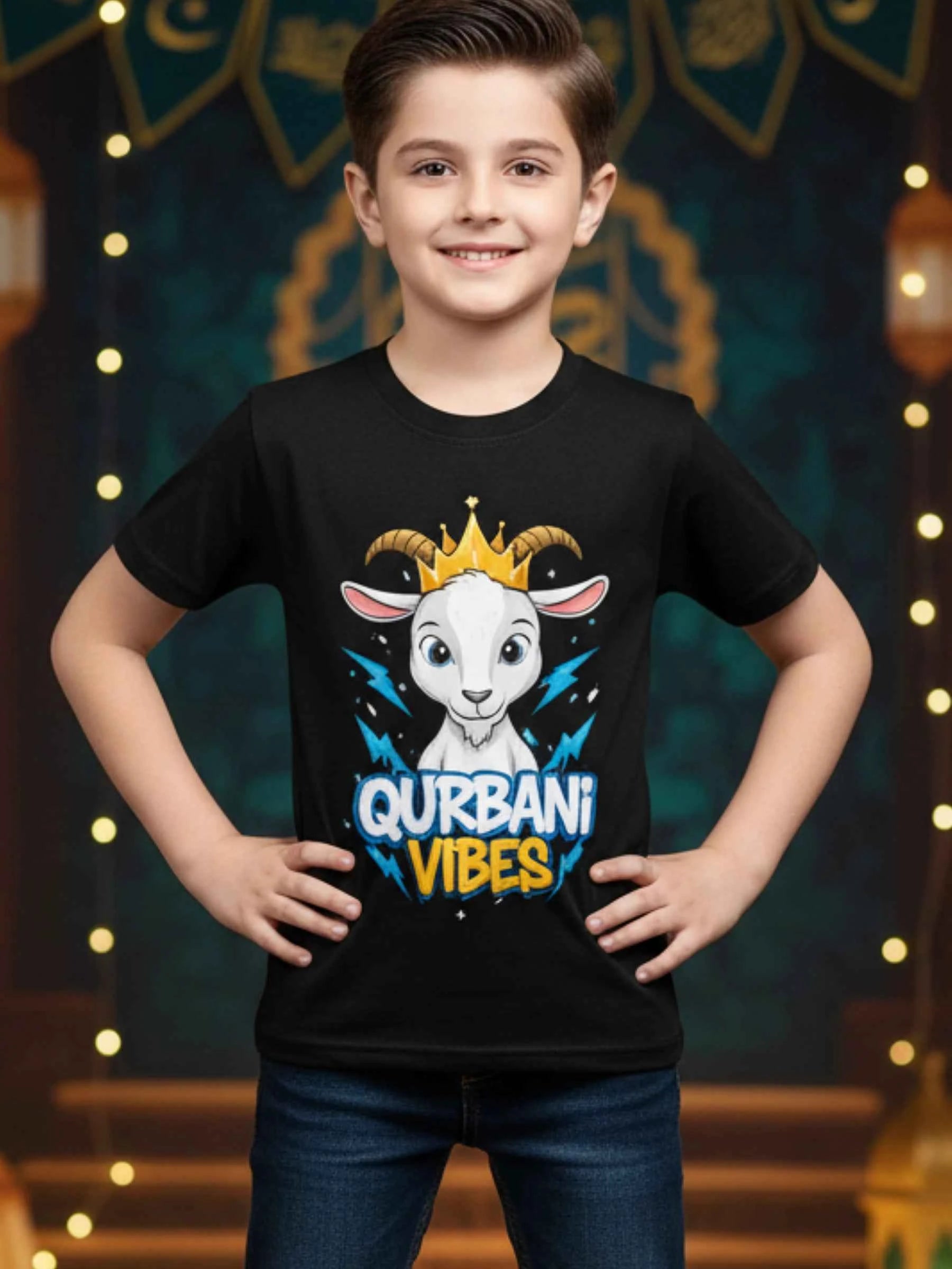Qurbani Vibes T-Shirt - Black