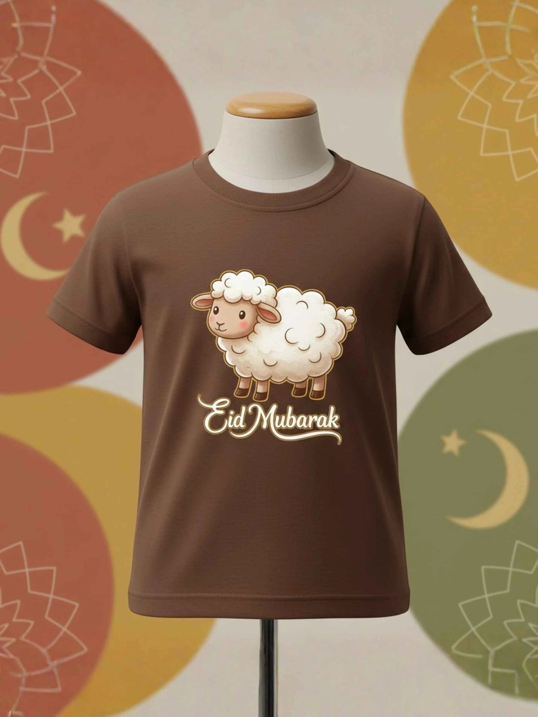Eid Mubarak Sheep Cotton T-Shirt