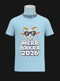 Mera Bakra 2026 Cool Goat T-Shirt - Sky Blue