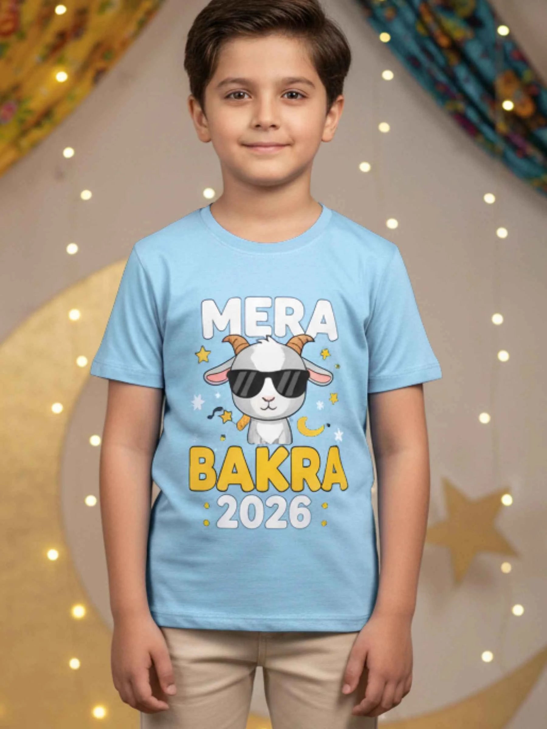 Mera Bakra  T-Shirt - Sky Blue