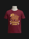 Eid Ornate Bull T-Shirt - Maroon
