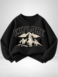 Mountain Explore Boys Graphic Sweatshirt