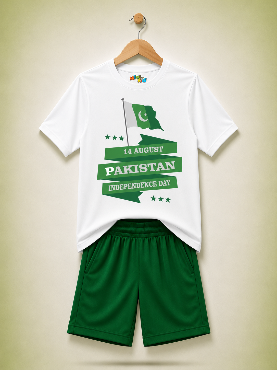 Freedom Spirit 14 August Kids T-Shirt & Shorts Set