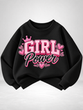 Girls “girl power” Graphic Sweatshirt