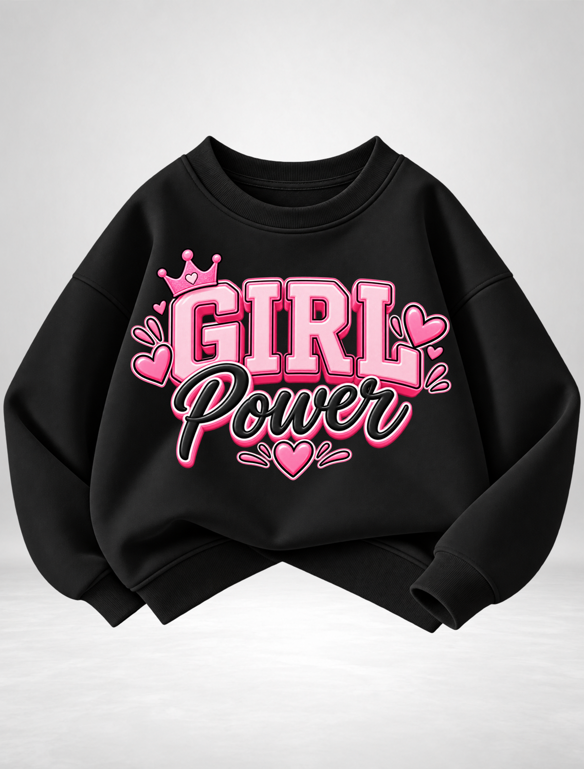 Girls “girl power” Graphic Sweatshirt
