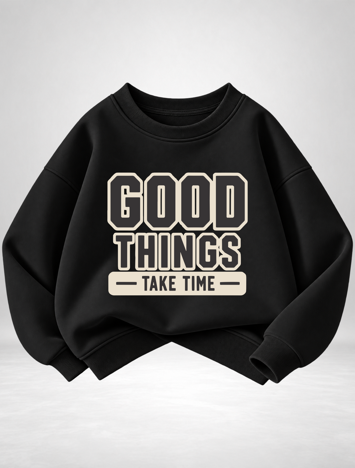 good things take time Boys Sweatshirt