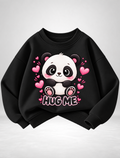 Girls “hug me” Graphic Sweatshirt