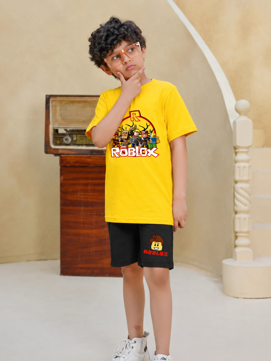 Roblox Character Yellow Sports Set