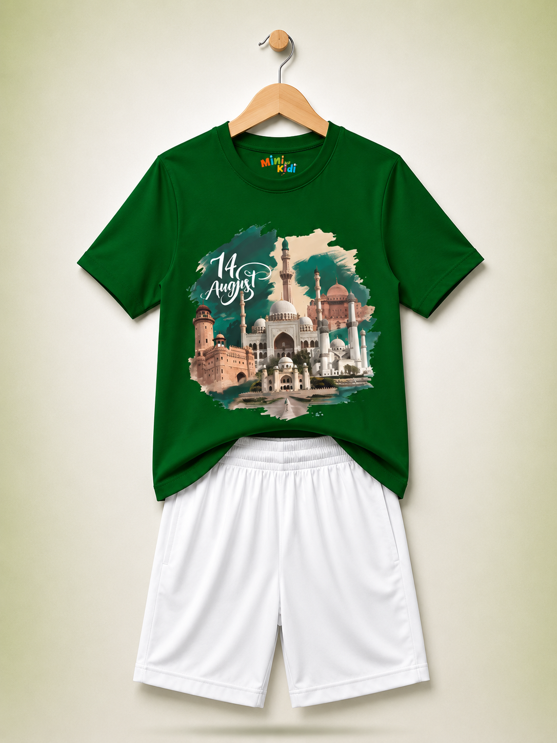 14 August Heritage Kids T-Shirt & Shorts Set – MiniKidi