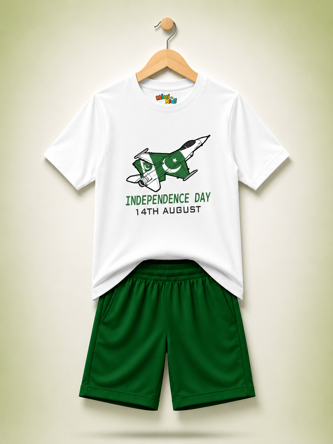 Pakistan Air Force Independence DayT-Shirt & Shorts Set