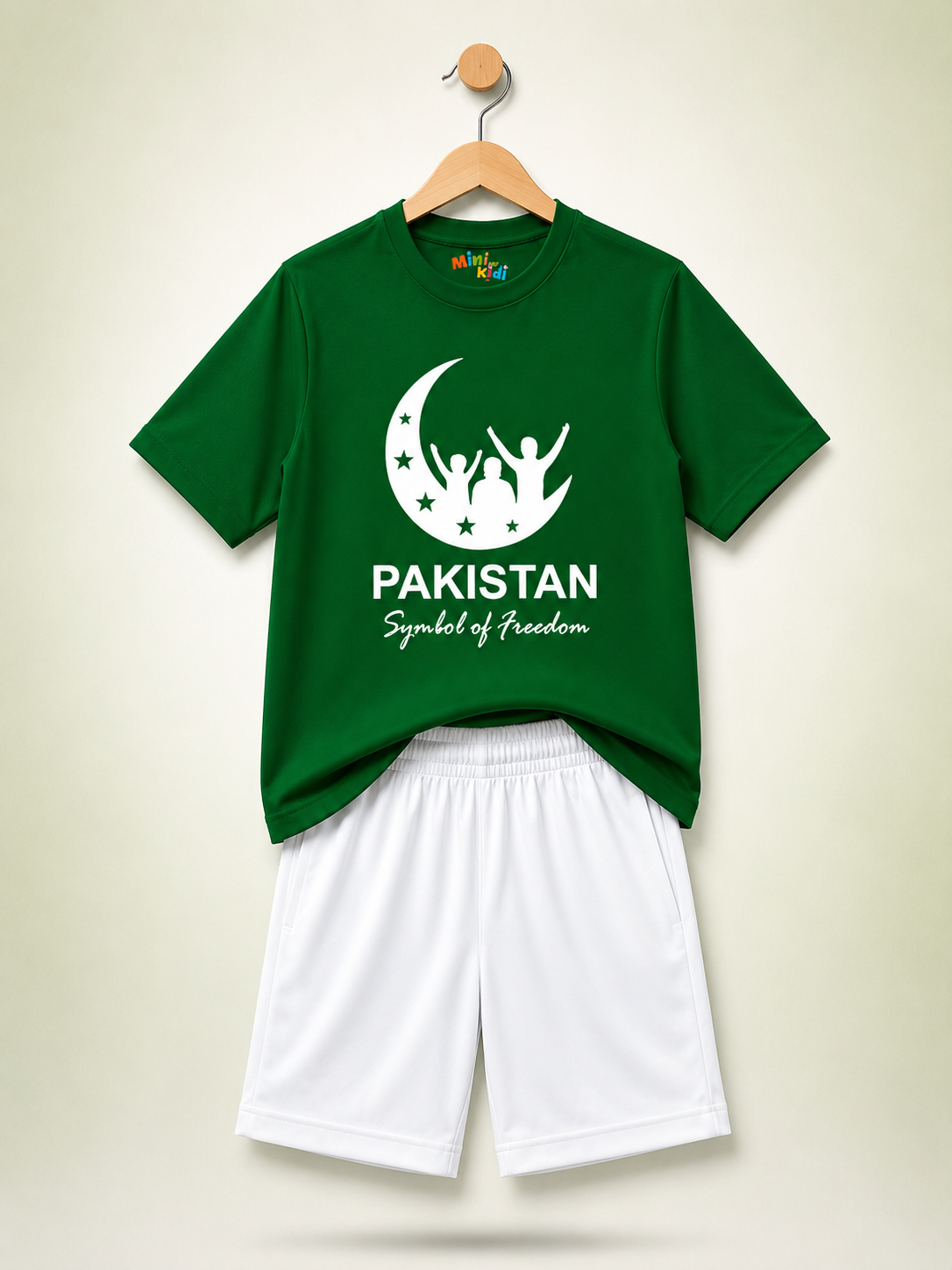 Pakistan Pride Kids T-Shirt & Shorts Set