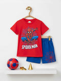 Unisex Spider-Man Hero Cotton Short Set