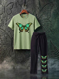 Butterfly Garden Cotton Trouser Set