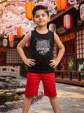 Shield Sando & Shorts Set
