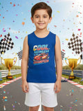 Racing Car Champion Sando & Shorts Set